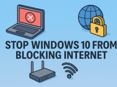 how to stop windows 10 from blocking internet connection