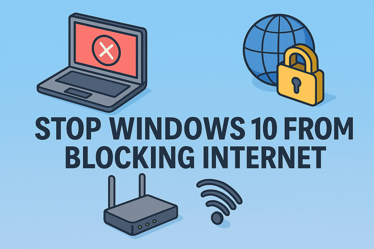 how to stop windows 10 from blocking internet connection
