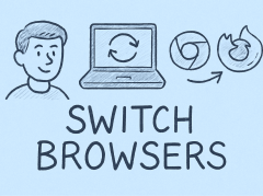 how to switch browsers default