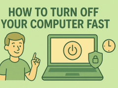 how to turn off your computer fast