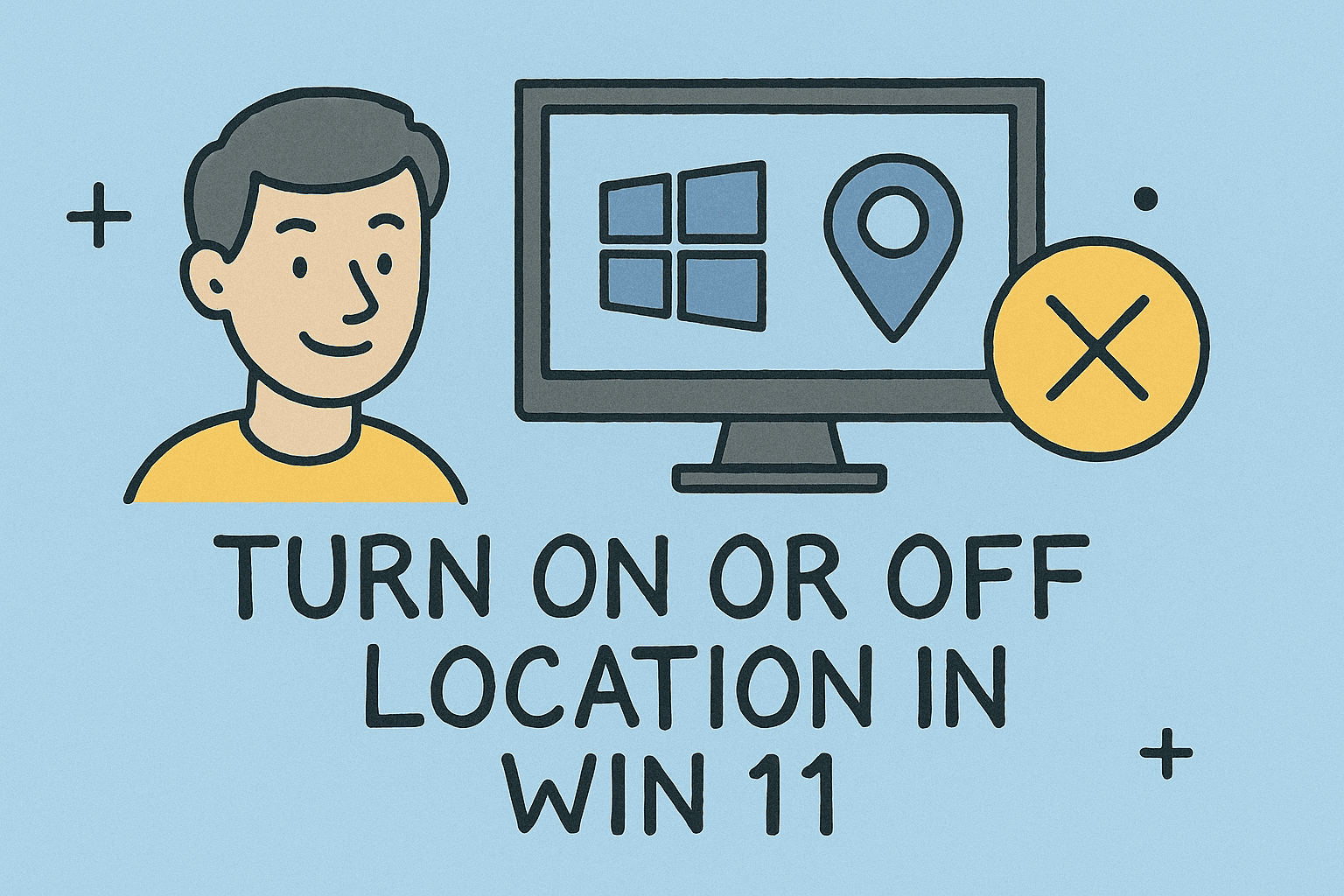 how to turn on or off location in win 11