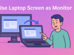 how to use laptop screen as monitor