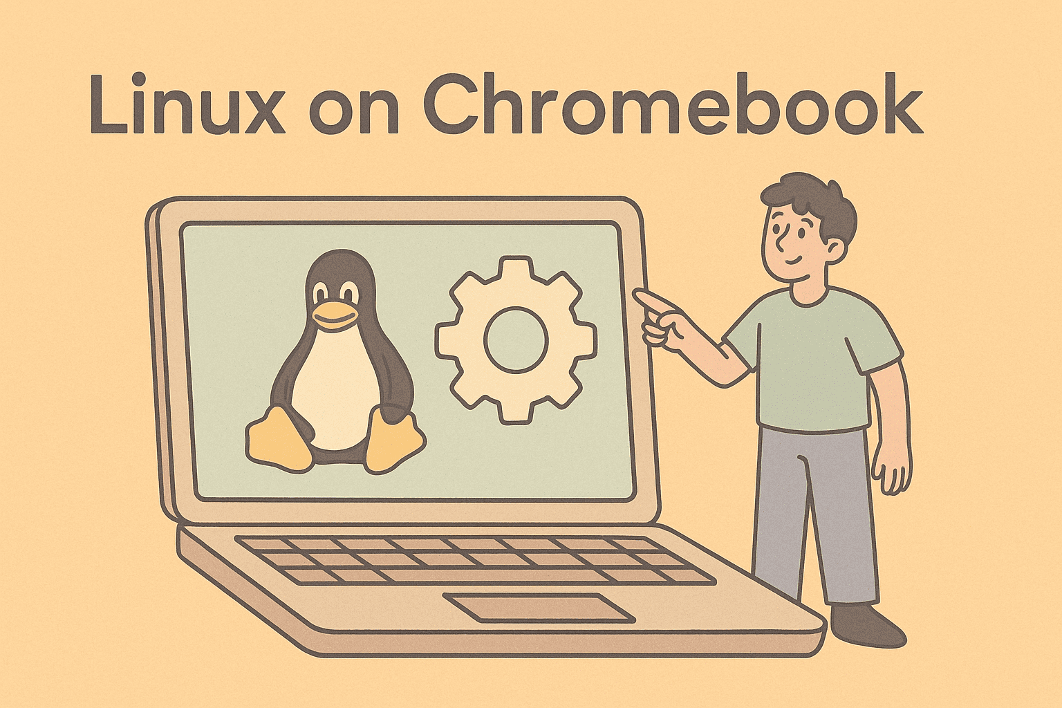 how to use linux on chromebook