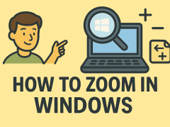 how to zoom in windows