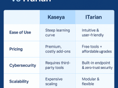 kaseya international vs itarian
