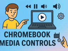 where are media controls on chromebook