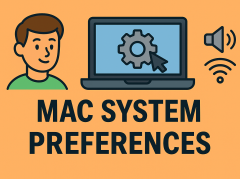 where to find system preferences on mac