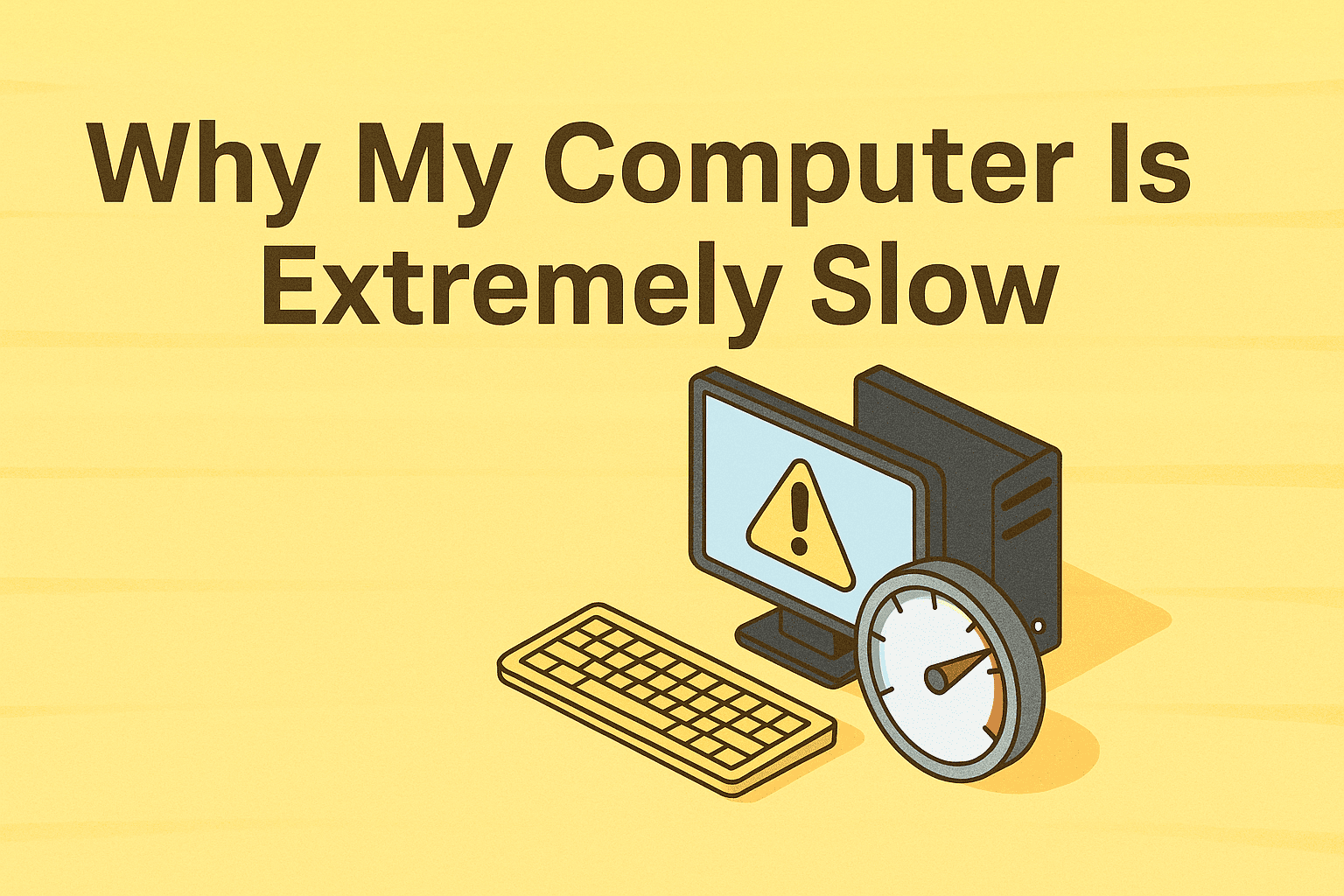 why is my computer extremely slow