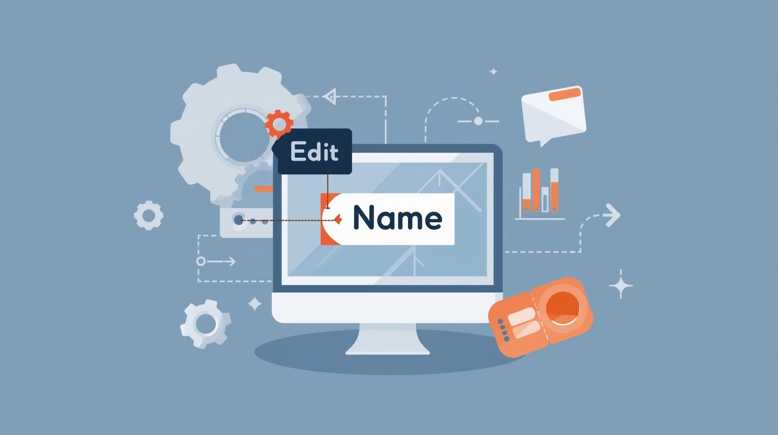 how to change computer name