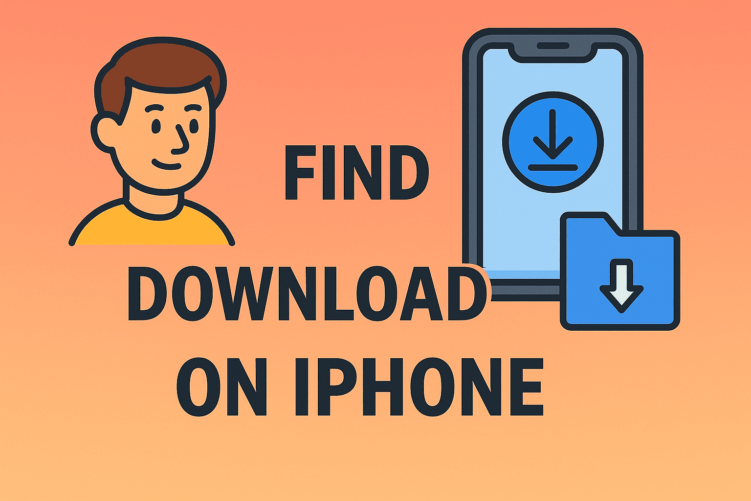 how do i find downloads on my iphone