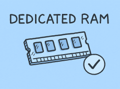 how do you enable dedicated ram on your hard drive