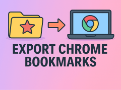 how do you export bookmarks in chrome