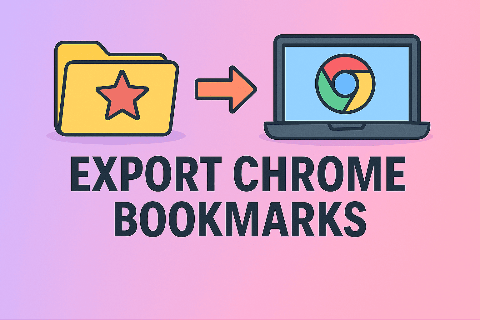 how do you export bookmarks in chrome