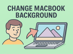 how to change macbook background