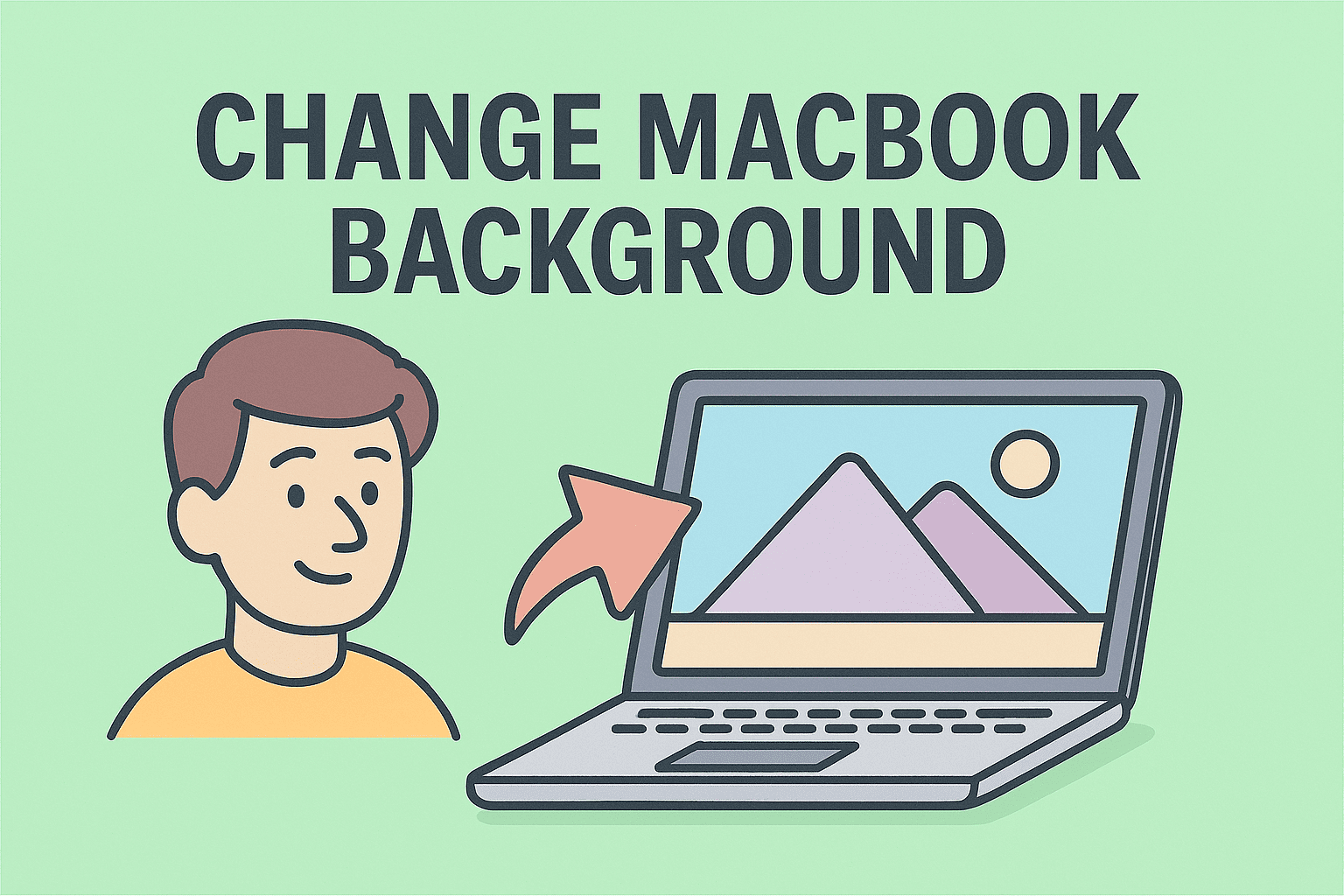 how to change macbook background