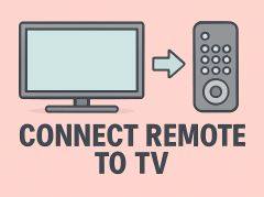 how to connect remote to tv