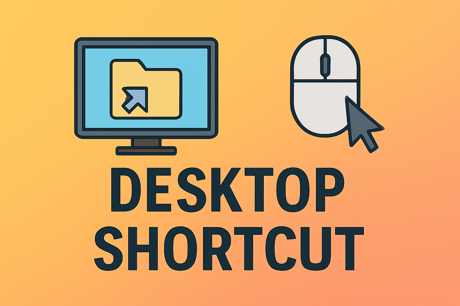 how to create a desktop shortcut for a website