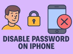 how to disable password on iphone