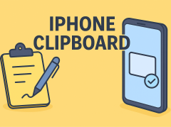 how to find clipboard on iphone