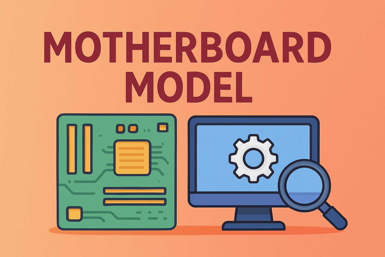 how to find out motherboard model
