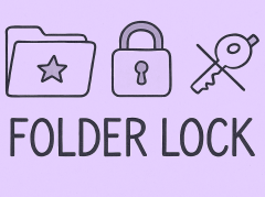 how to lock a folder with password