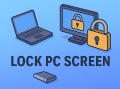how to lock pc screen