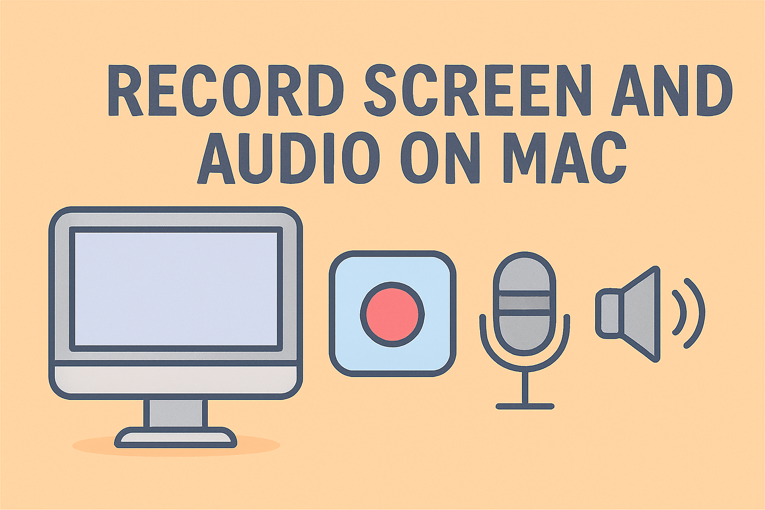 how to record screen and audio on mac