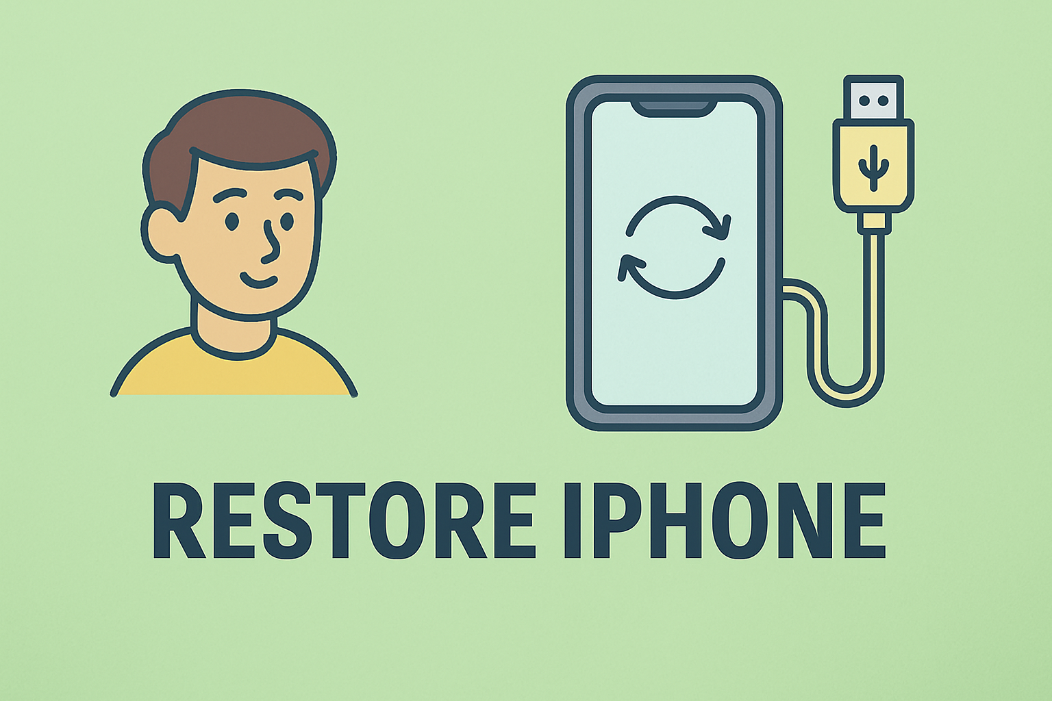 how to restore iphone from iphone