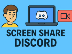 how to screen share discord