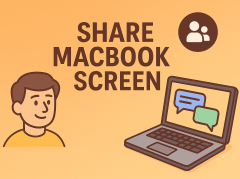 how to share macbook screen