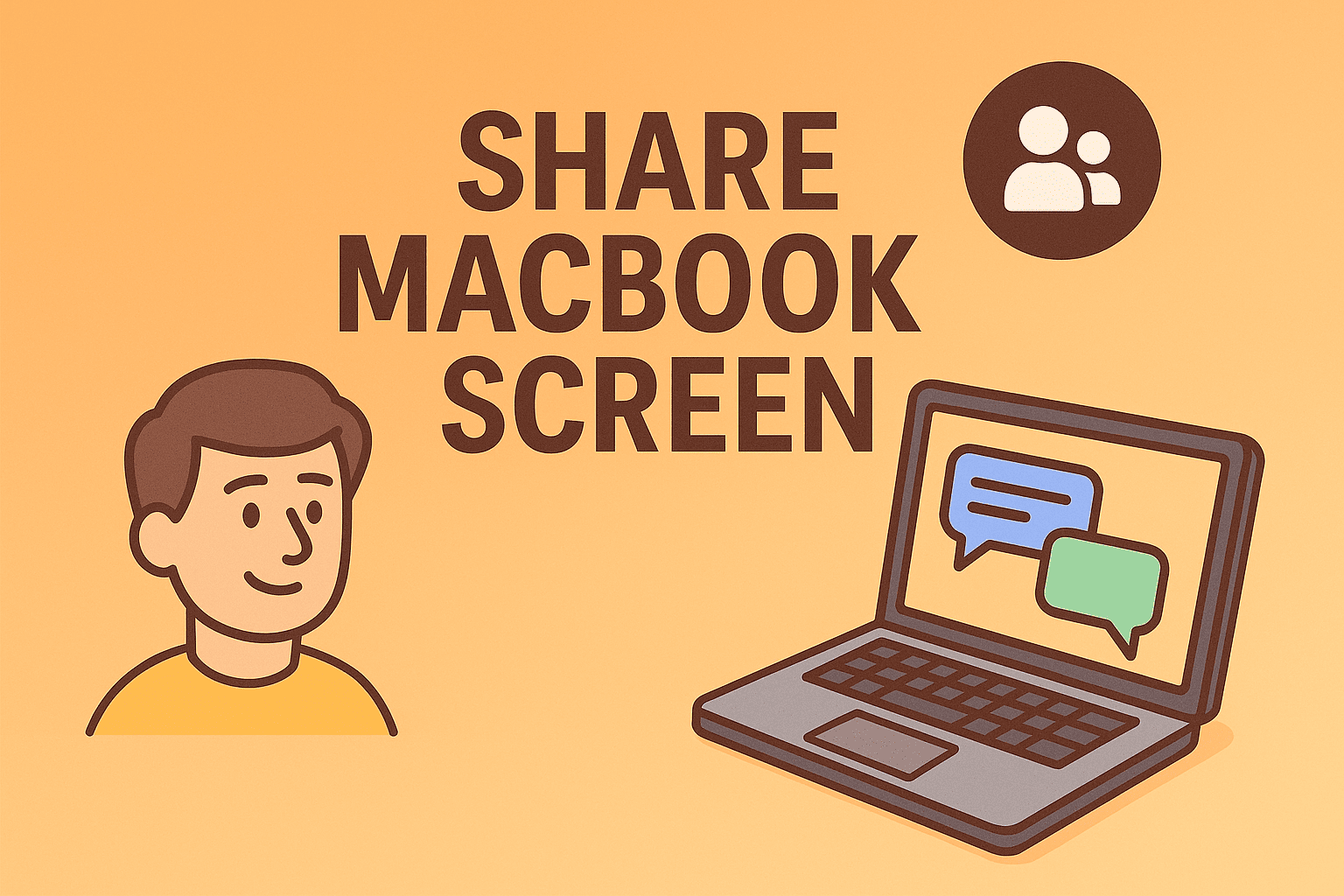 how to share macbook screen