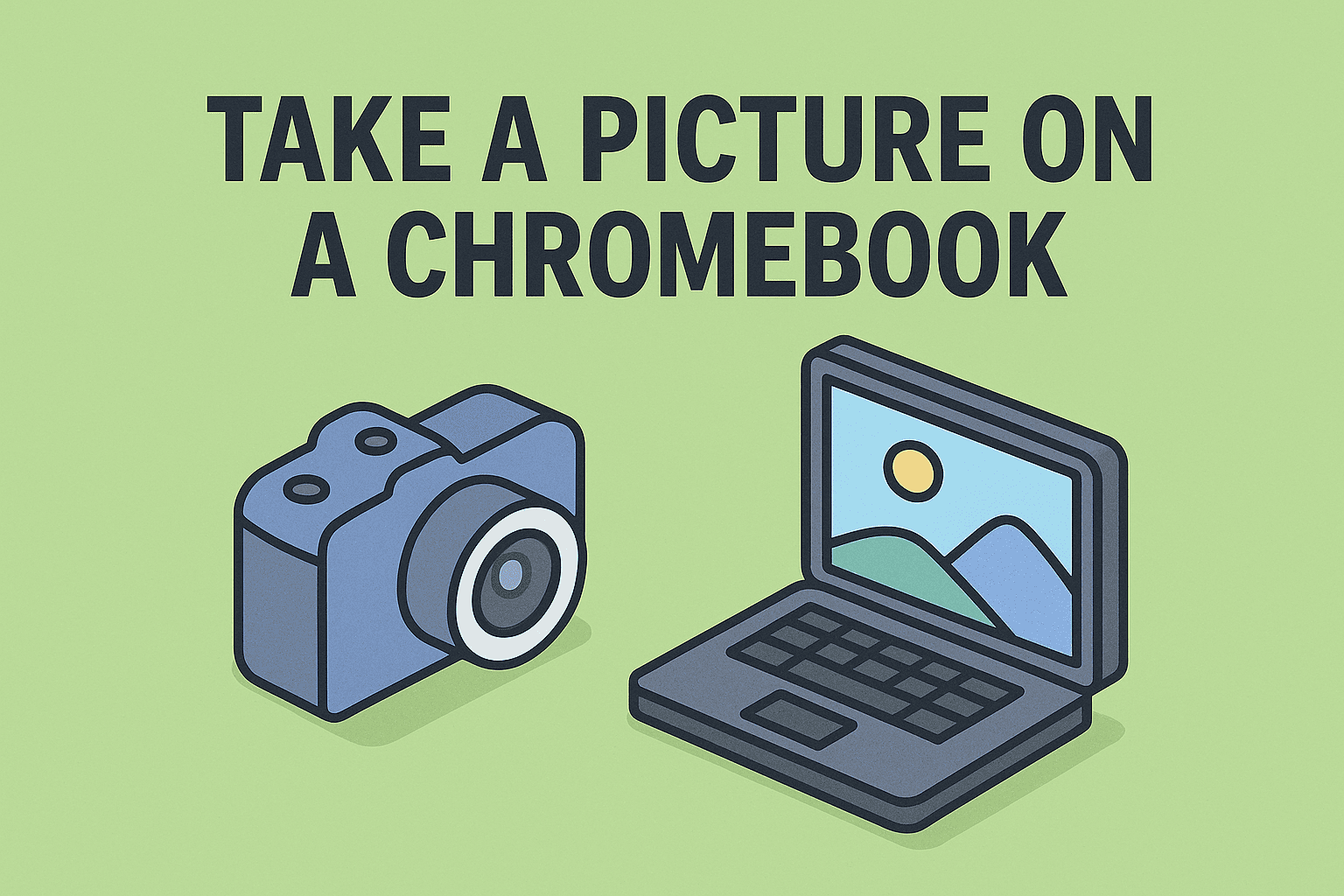 how to take a picture on a chromebook