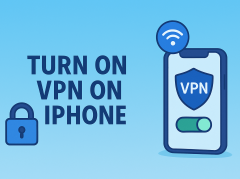 how to turn on vpn on iphone