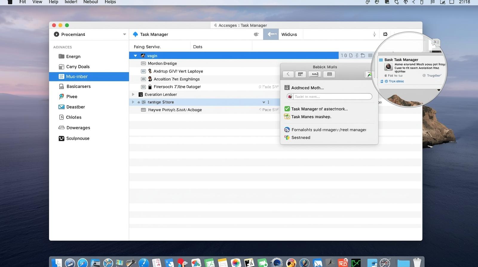 how do i get to task manager on a mac