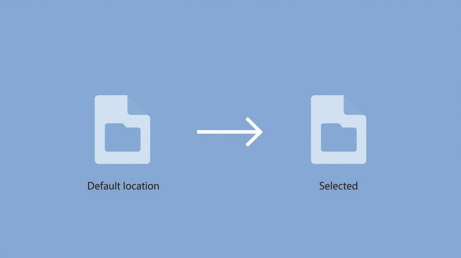 how to change download location
