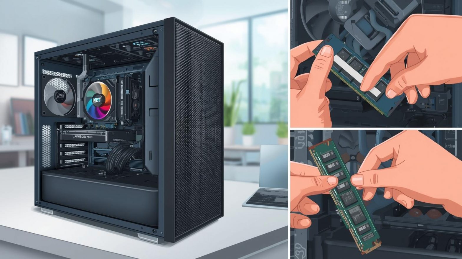 how to replace ram in pc