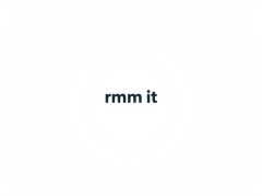 rmm it