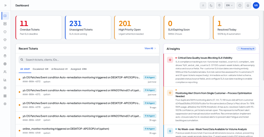 Learn — retained history and insights